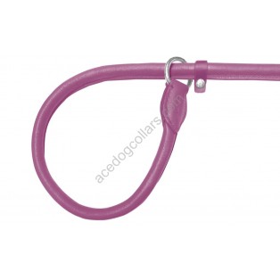 Ace Super SOFT Best Rolled Slip Leather Lead - Purple.
